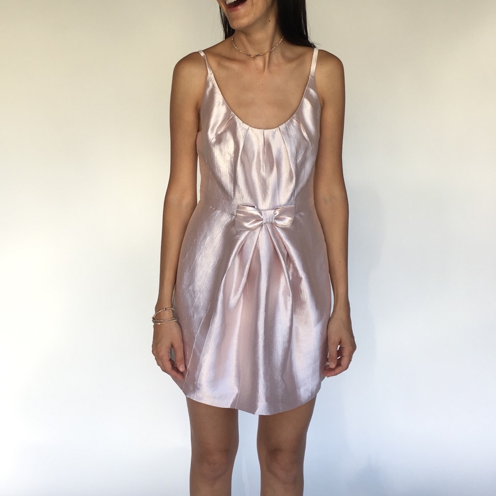 NWT Urban Outfitters Metallic baby pink Dress
